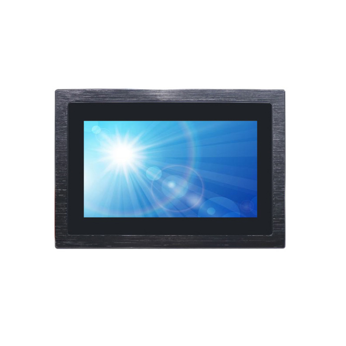 7 inch High Bright Flat Bezel Panel Mount LCD Monitor